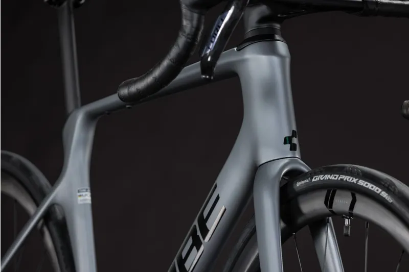 Cube Agree C:62 SLX 2027 Carbon Road Bike - Slategrey/Chrome-6
