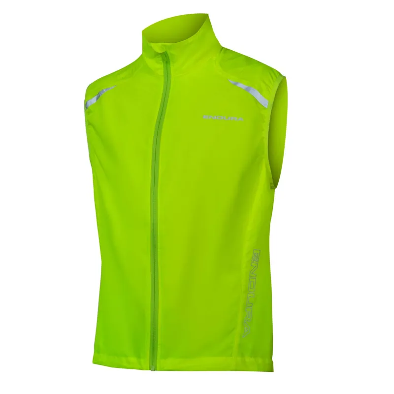 Endura Hummvee Windproof Men's Gilet - Hi-Viz Yellow
