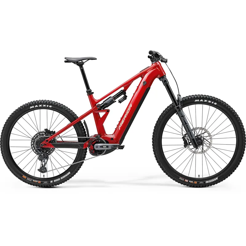 Merida eOne-Eighty 700 2025 Electric Full Suspension MTB - Heritage Red