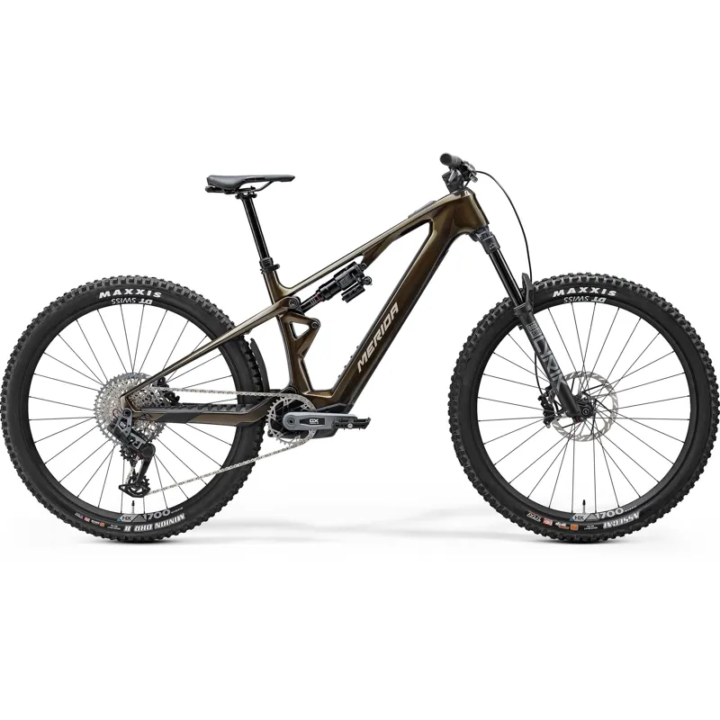 Merida eOne-Sixty SL 8000 2025 Electric Full Suspension MTB - Guarded Gold
