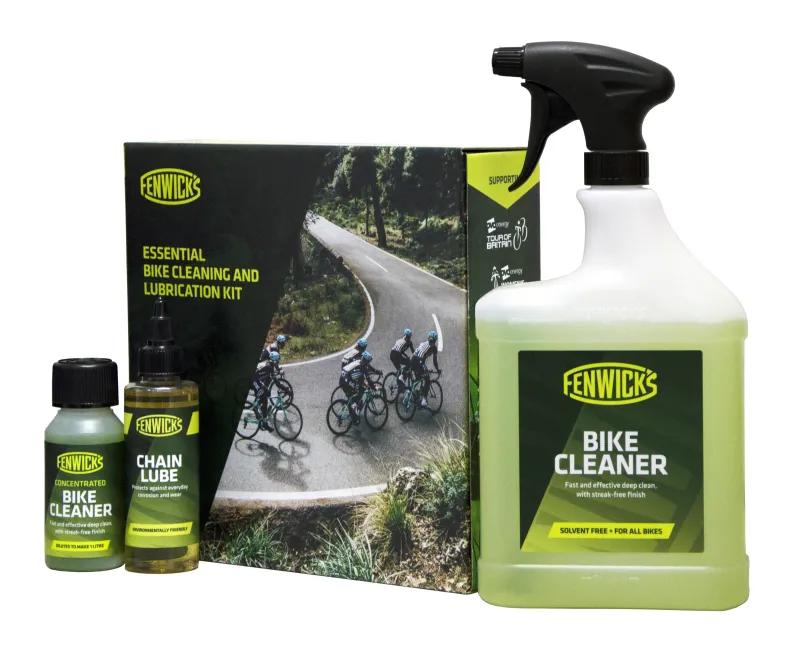 Fenwicks Essential Bike Cleaning and Lubrcation Kit