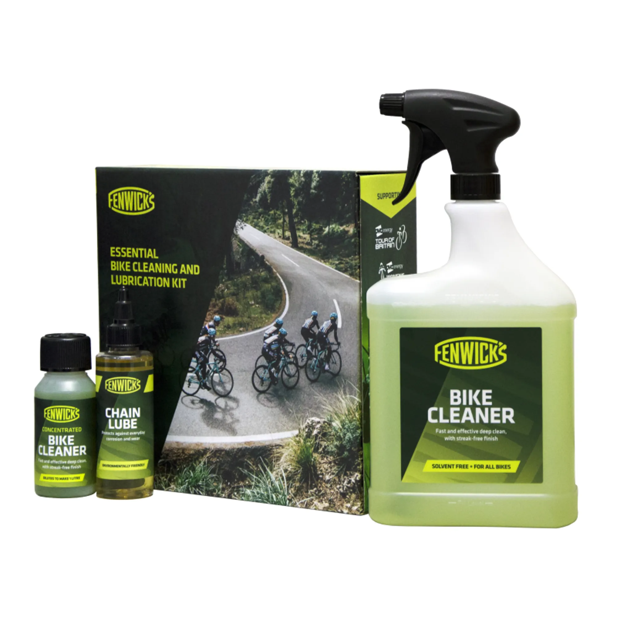 Fenwicks Essential Bike Cleaning and Lubrcation Kit
