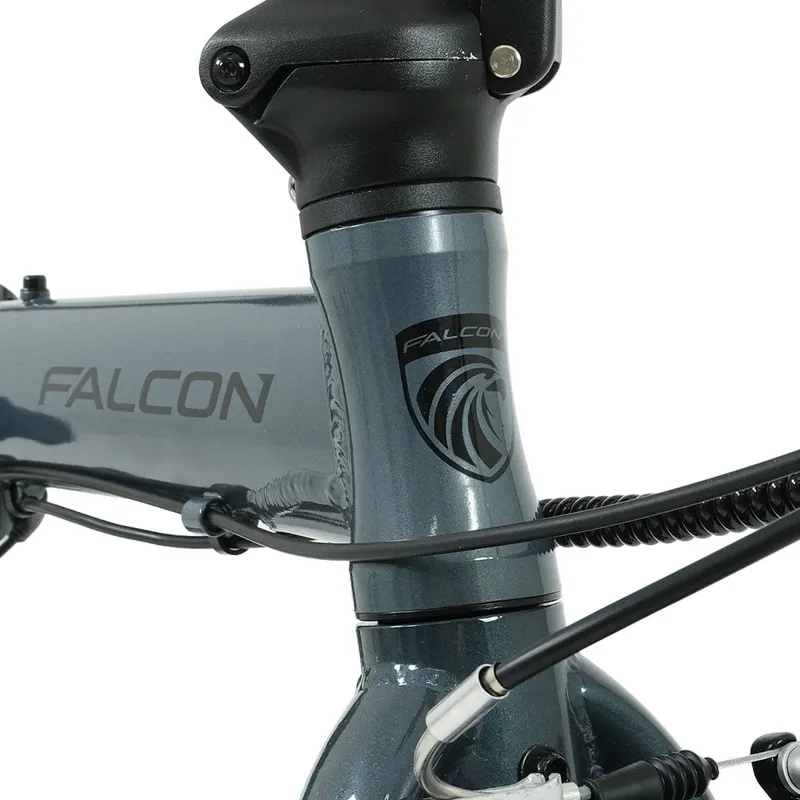 Falcon Compact 20w 2026 Electric Folding Bike - Grey-10
