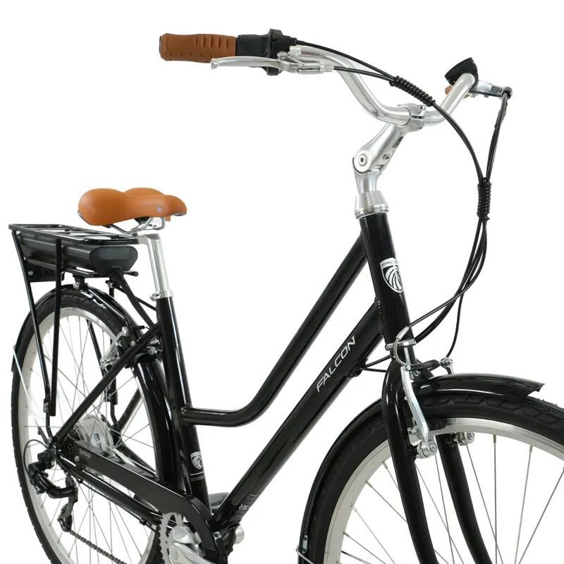 Falcon Heritage Low Step 360wh 2026 Electric Hybrid Bike - Black-2