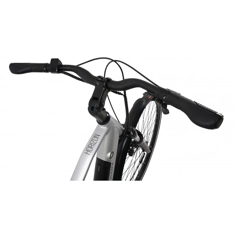 Falcon Horizon Cross Bar Electric Hybrid Bike - Silver-6