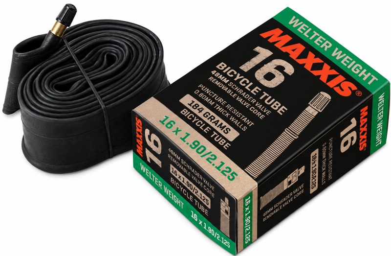Maxxis Welterweight 16 x 1.90 -2.125 inch Inner Tube - Schrader
