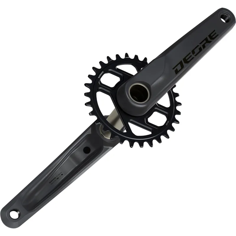 Shimano FC-M6200 Deore 12-Speed 55mm Chainline MTB Chainset - Black-1
