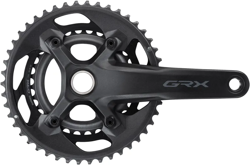 Shimano FC-RX600 GRX 46/30 Double 11spd 2 Piece Design Chainset - Black