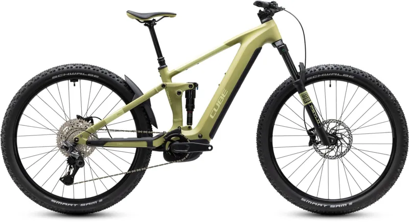 Cube Stereo Hybrid One44 PRO 800wh 2027 Electric MTB - Softwillow/Green