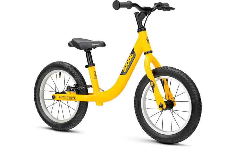 Ridgeback Scoot XL 14w 2026 Kids Balance Bike - Yeehaw Yellow-1