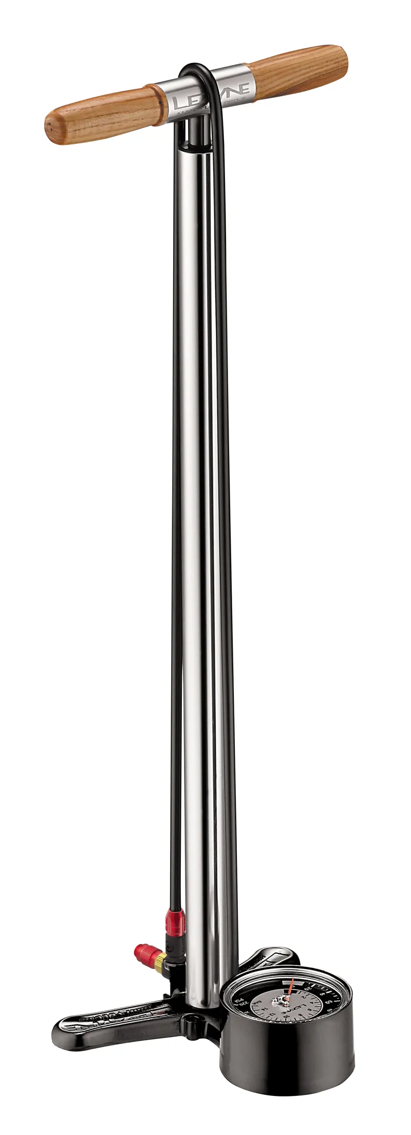Lezyne Alloy Drive Tall Track Pump - 220psi - Silver