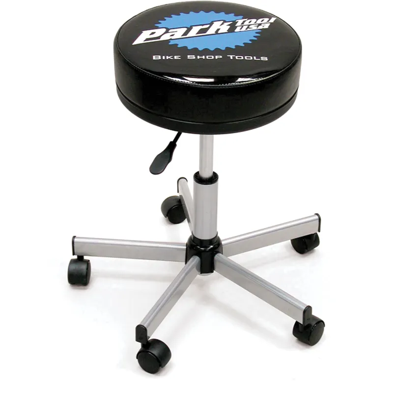 Park Tool STL-2 Adjustable-height Shop Stool - Black/Silver