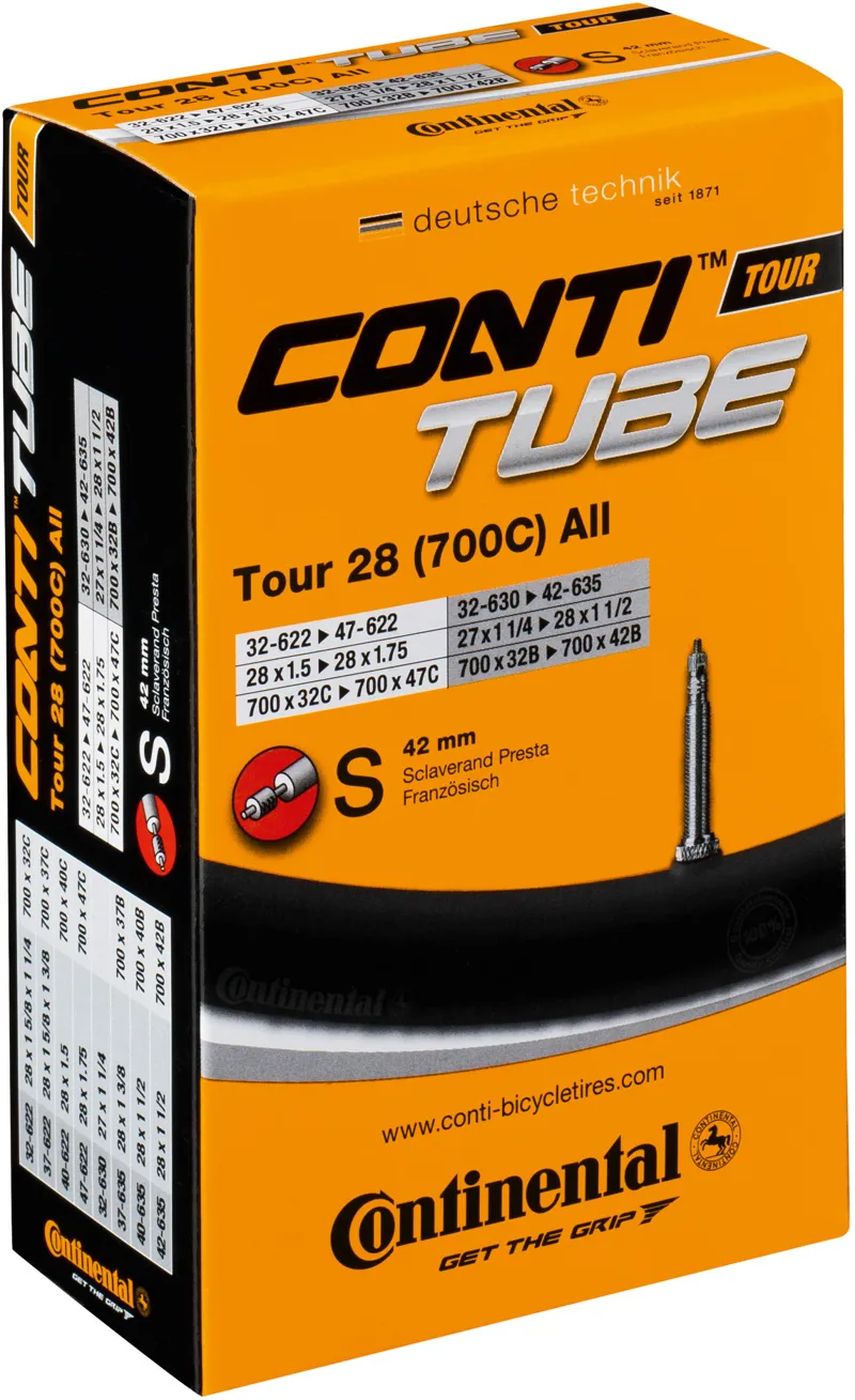 Continental Tour 28 Inner Tube - 700 x 32-47c Light - Schrader