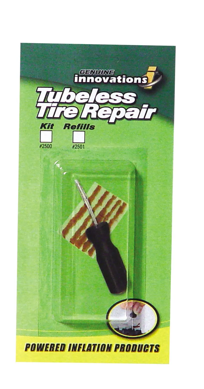 Genuine Innovations Tubeless Tyre Repair Kit - 5 Self Adhesive Plugs