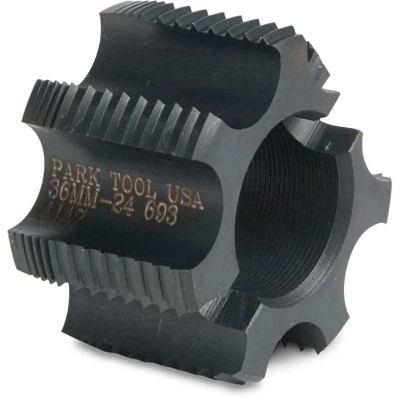 Park Tool 693 Tap 36 mm x 24 TPI Right Hand Italian For BTS1 - Black