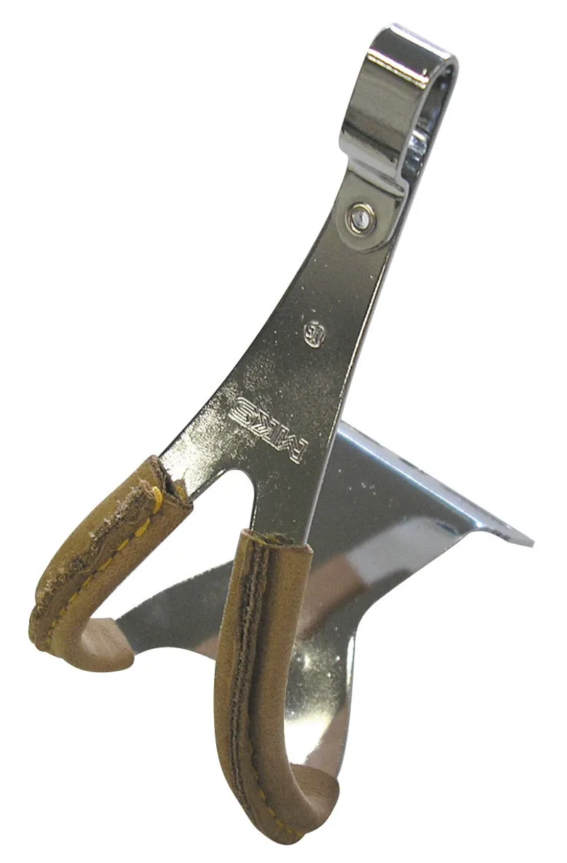 MKS Steel Toe Clip With Leather - Medium