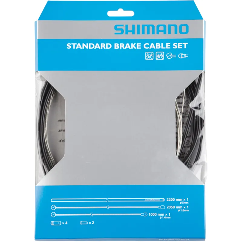 Shimano Road/MTB Brake Cable Set - Black