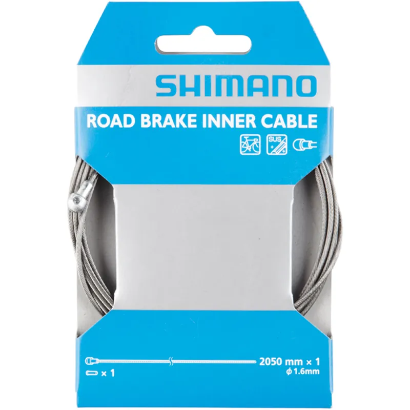 Shimano Road Stainless Steel Inner Brake Wire - 1.6 x 2050 mm