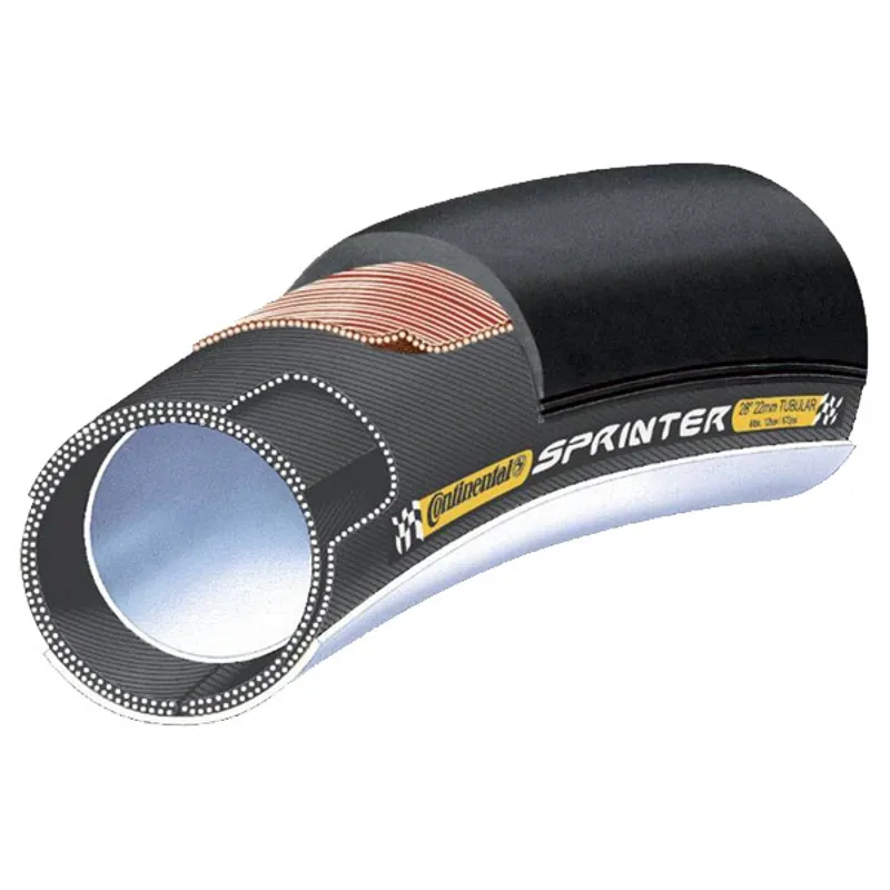Continental Sprinter Tubular Road Tyre - Black-1