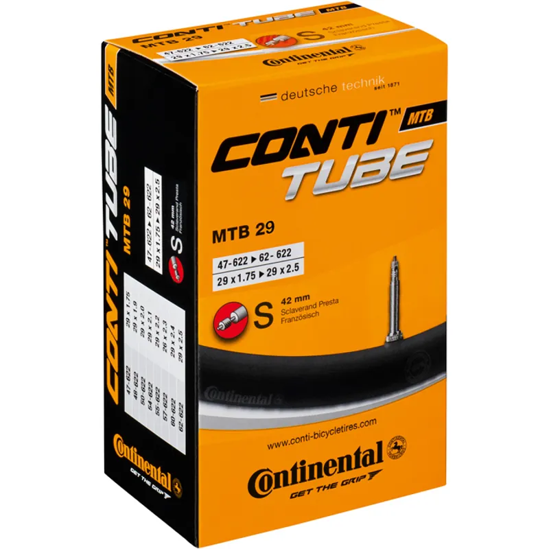 Continental MTB 29er Inner Tube - 29 x 1.75 - 2.5 inch - Schrader