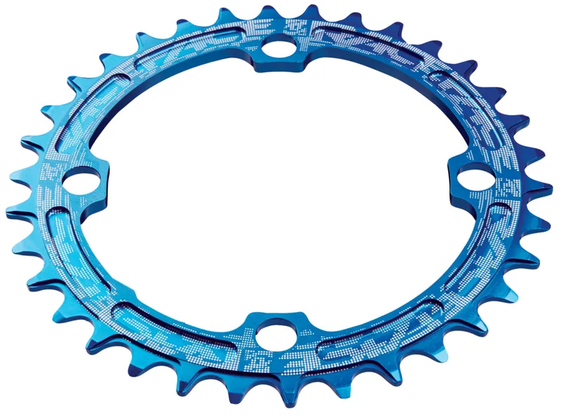 Race Face Narrow/Wide Single Chainring - Blue - 104 x 34.