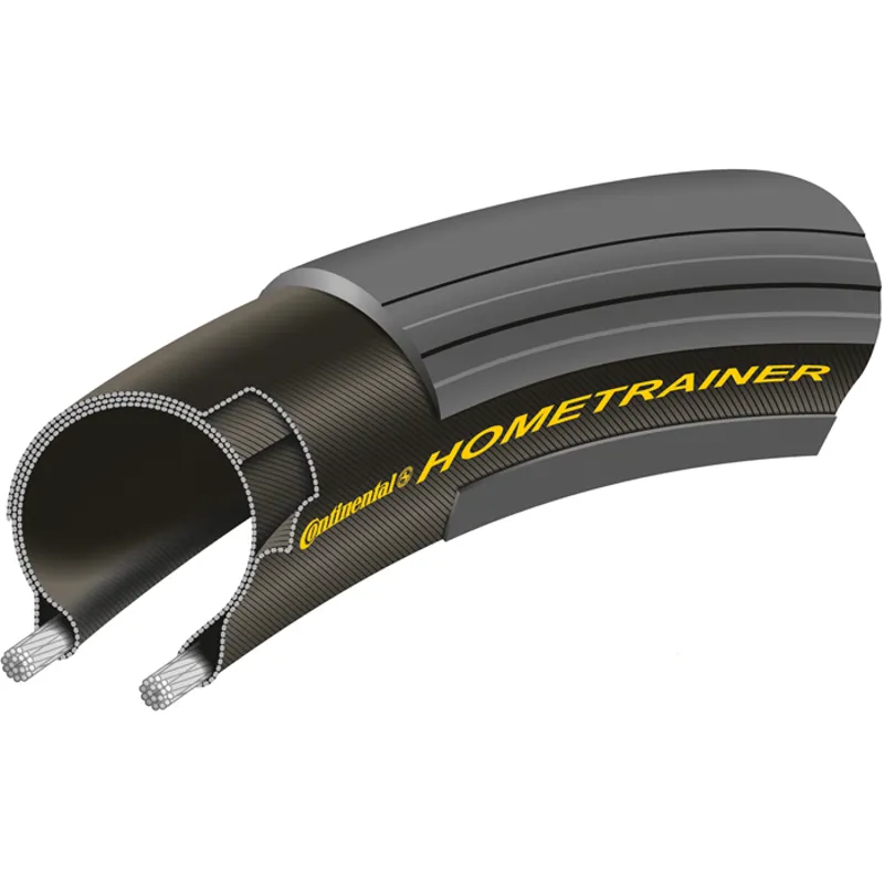 Continental HomeTrainer II Hybrid Folding Tyre - Black - 700 x 32c-1