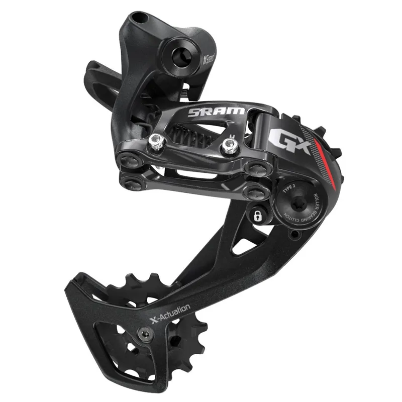 Sram GX 2x11-Speed Long Cage Rear Derailleur - Black/Red