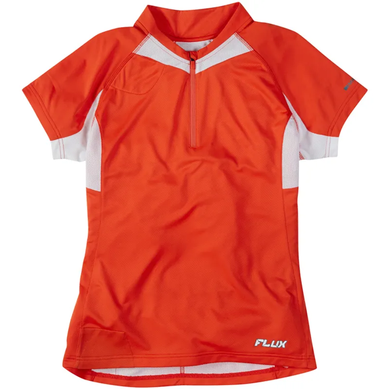 Madison Womens Flux Short Sleeve Jersey - Chilli Red