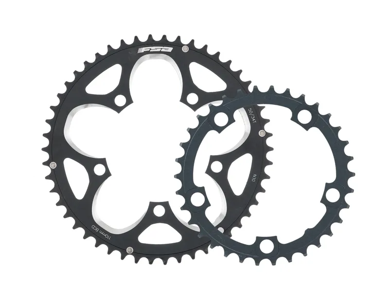 FSA Alloy Road Chainring - Black - 2x11 110x34T 5h