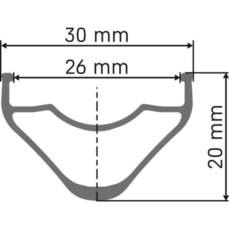 Dt Swiss G 1800 CLASSIC Centre Lock Disc Clincher 20x26mm Front Wheel-2
