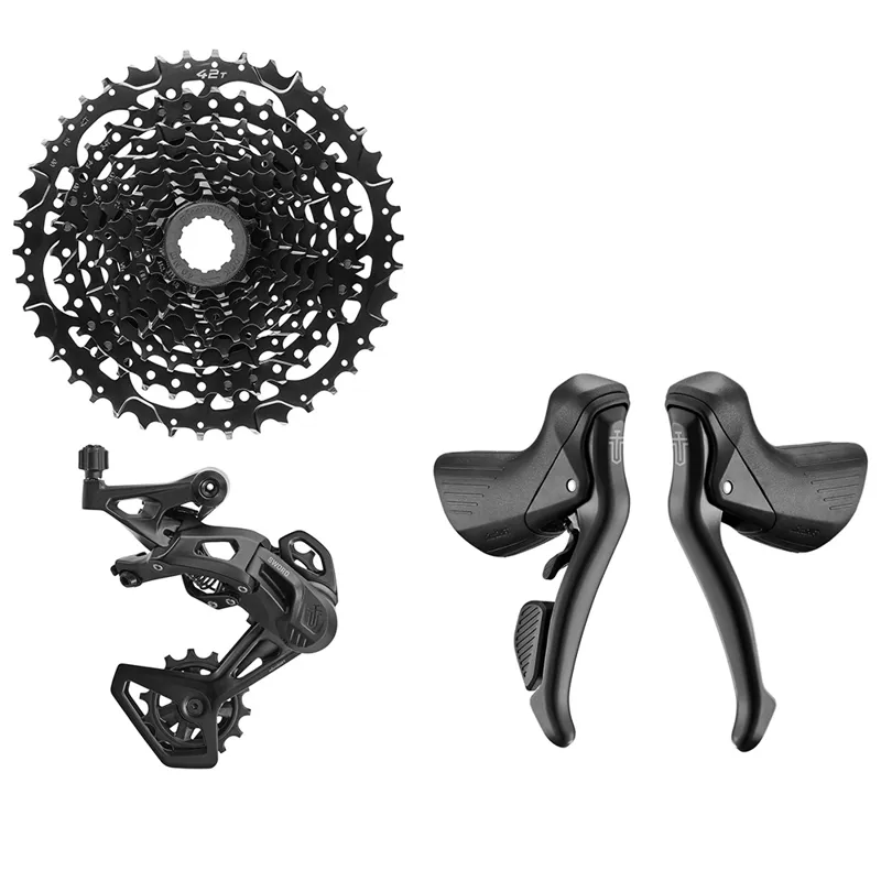 Microshift Sword PK-67900 1x9 Speed Gravel Groupset - Black