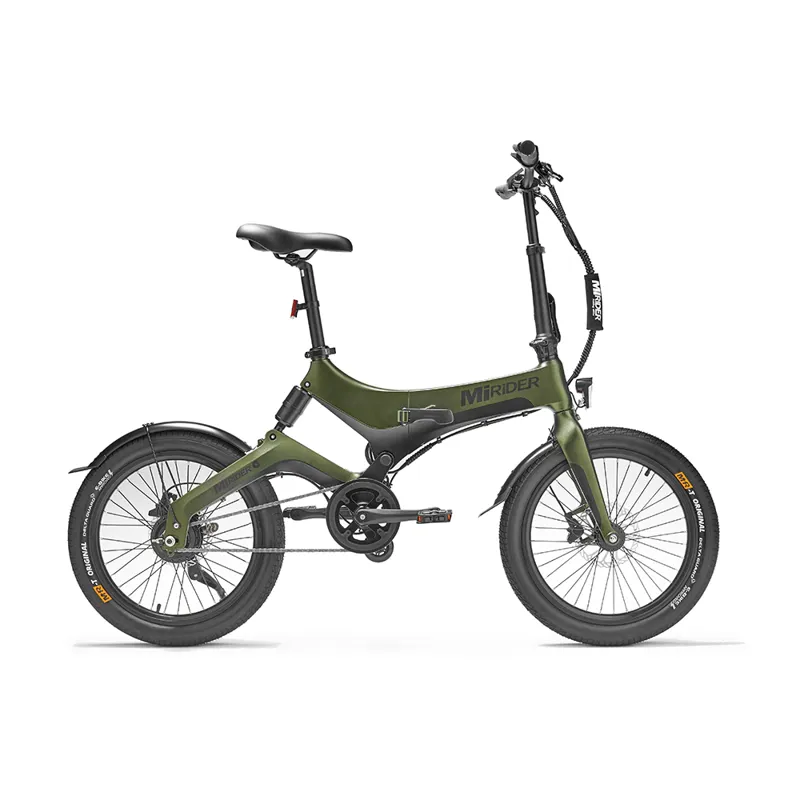 MiRider One 20w Folding Electric Bike - Aurora Green