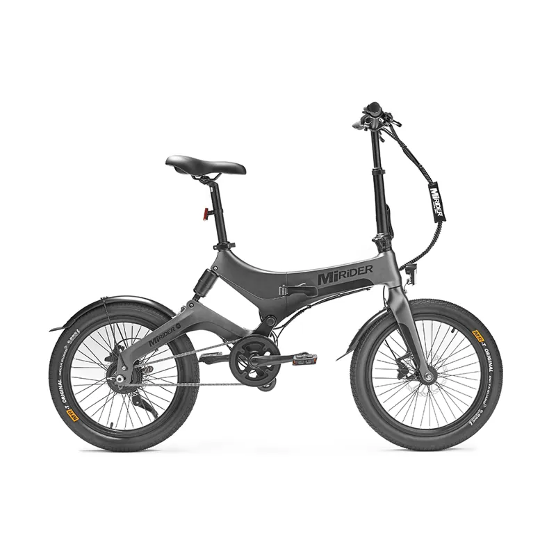 MiRider One 20w Folding Electric Bike - Onyx Grey