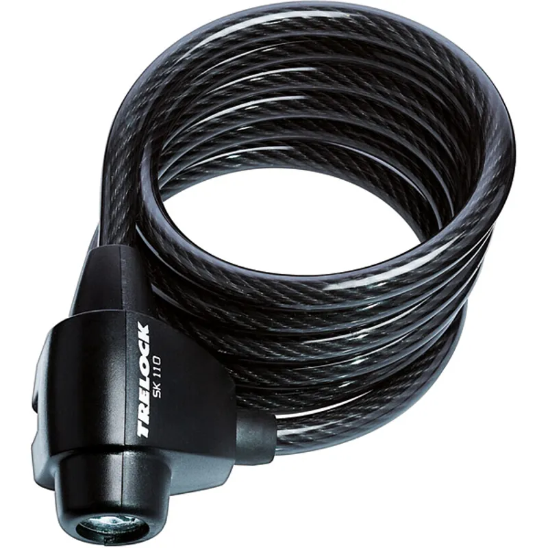 Trelock SK Curly Cable Lock 110/150 - Black - 150 cm