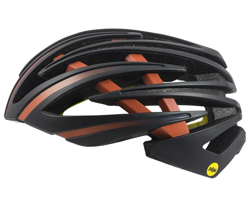 Orbea R10 MIPS Road Helmet - Navy Blue/Orange-1