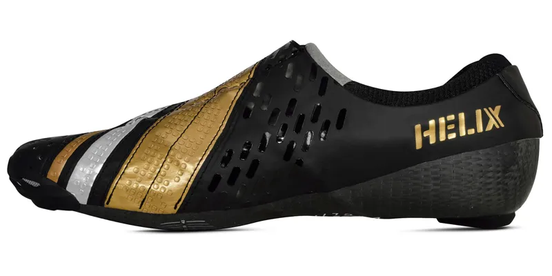 Bont Helix Road Shoes - Black/Gold-2
