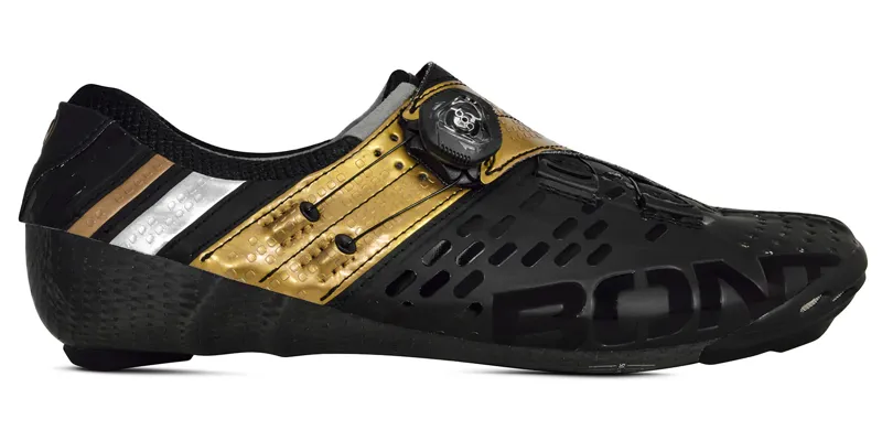 Bont Helix Road Shoes - Black/Gold-1