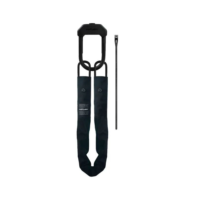 Hiplok E-DX Chain and U-Lock Combo - 10mm/110cm - Black-1