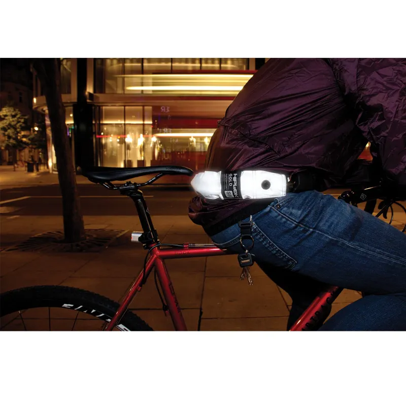 HipLok GOLD Wearable Chain Lock Gold Sold Secure - Hi-Viz -10mm x 85cm-2