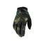 100 Percent Brisker Cold Weather Long Finger Gloves - Camo/Black 
