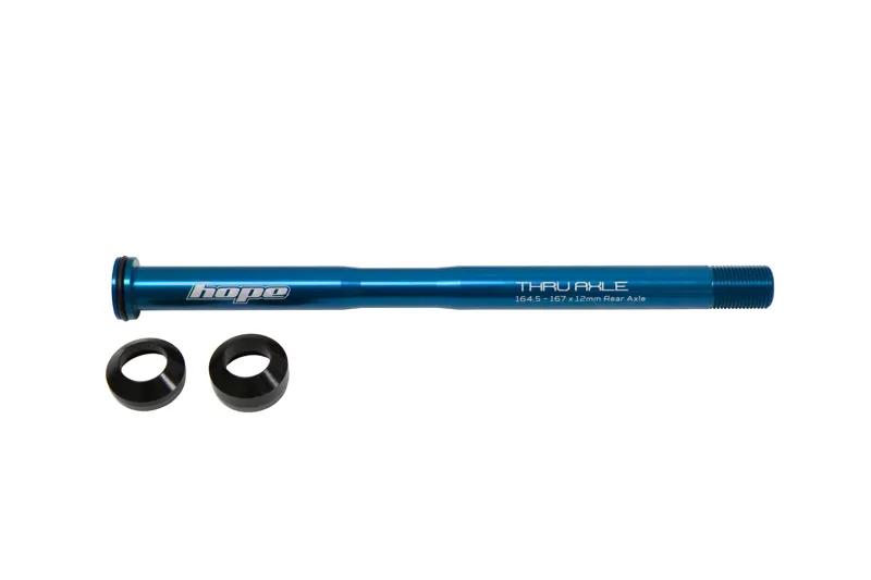 Hope 164.5 - 167 x 12mm Rear Thru Axle - Blue