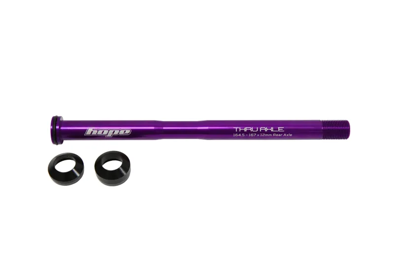 Hope 164.5 - 167 x 12mm  Rear Thru Axle - Purple