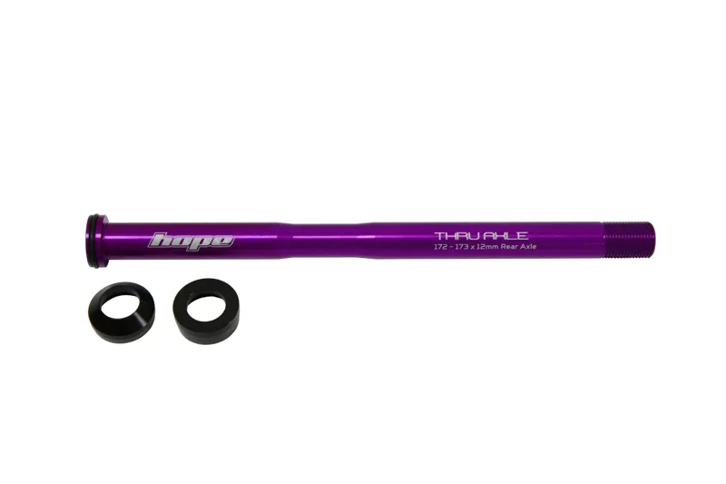 Hope 172 - 173 x 12mm  Rear Thru Axle - Purple