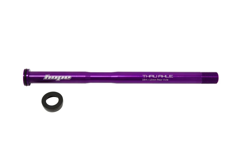 Hope 184 x 12mm Rear Thru Axle - Purple