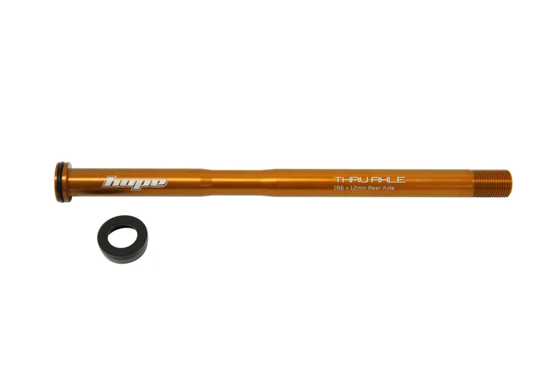 Hope 186 x 12mm Rear Thru Axle - Orange