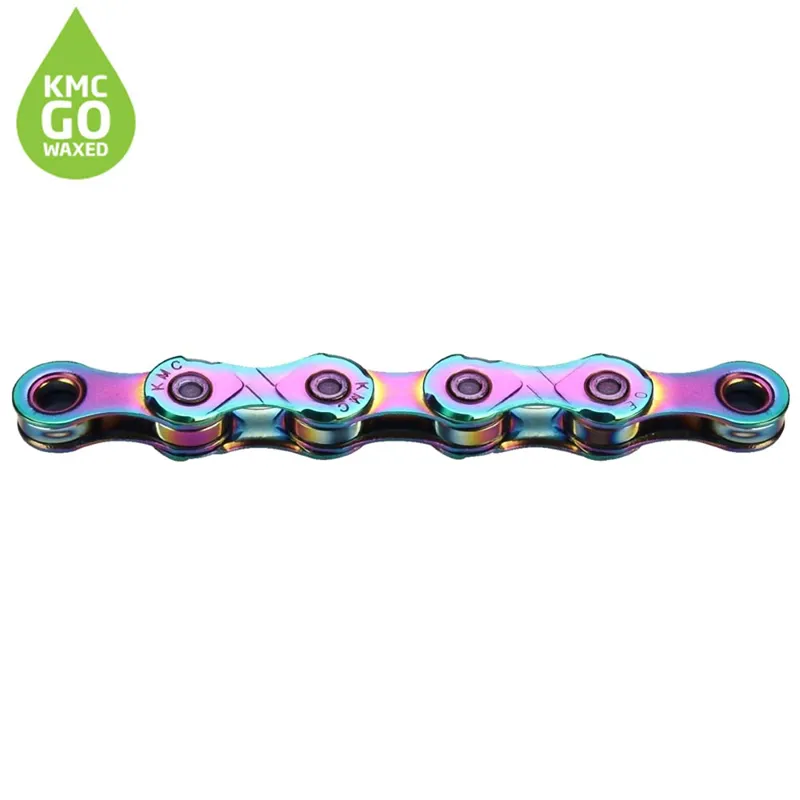 KMC X12 12 Speed Pre-Waxed Chain - 126 Link- Aurora Blue