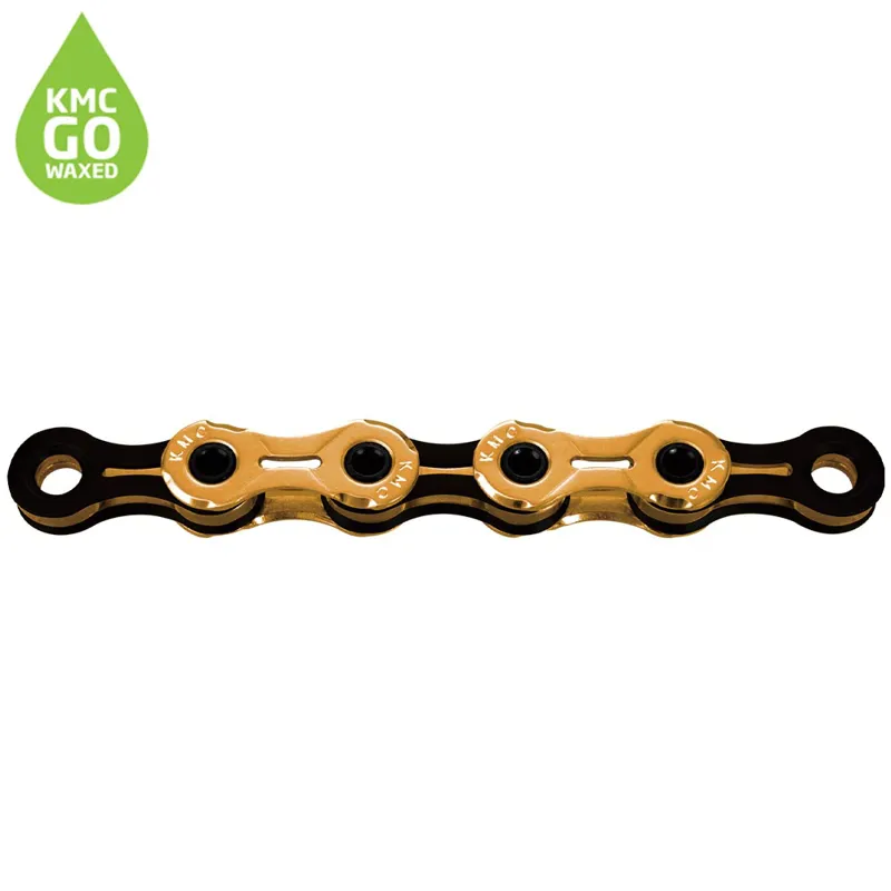 KMC X11SL Pre-Waxed Chain - 118 Links - 11 Speed - Black/Gold