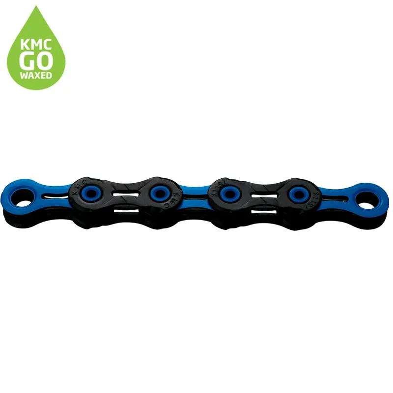 KMC X11 DLC Pre-Waxed Chain - 118 Links - 11 Speed - Blue