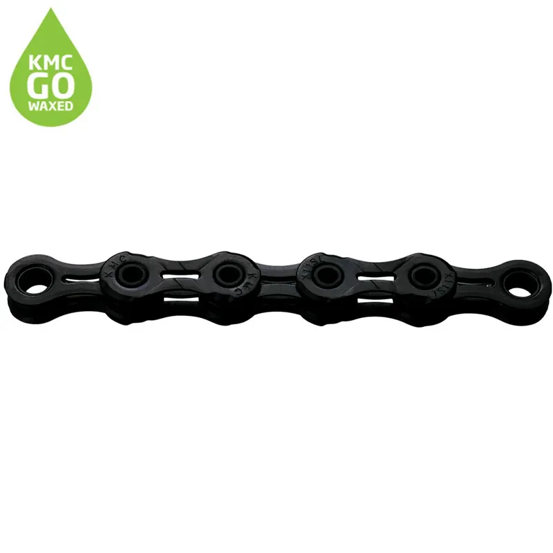KMC X11 DLC Pre-Waxed Chain - 118 Links - 11 Speed - Black