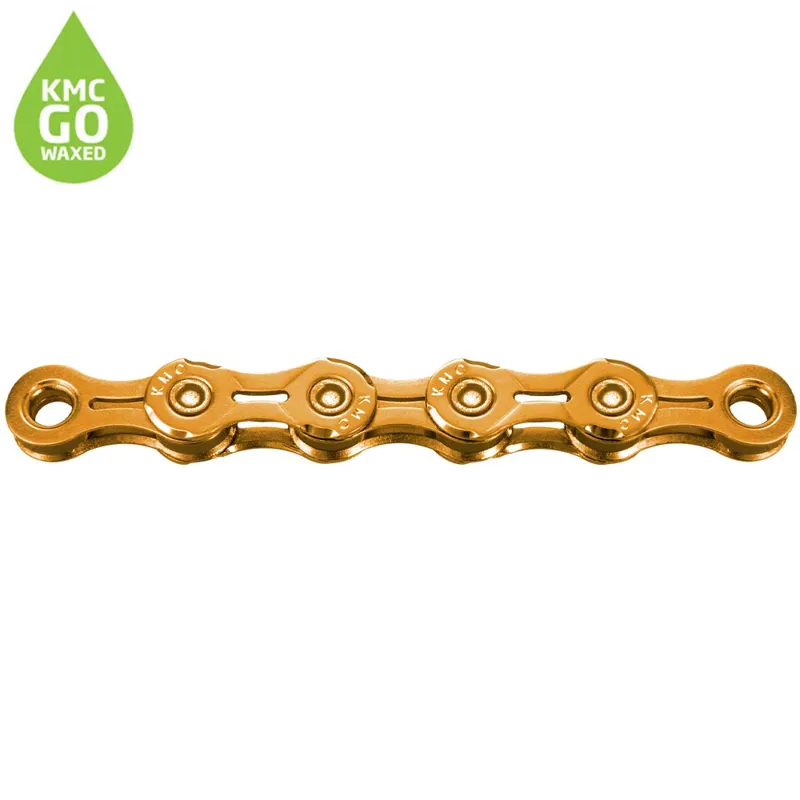 KMC X11EL T/-N 11 Speed Pre-Waxed Chain - 118 Links - Gold
